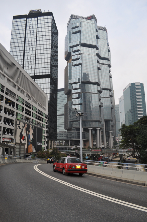 Такси в городе Гонконге