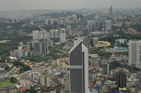 Куала Лумпур с высоты