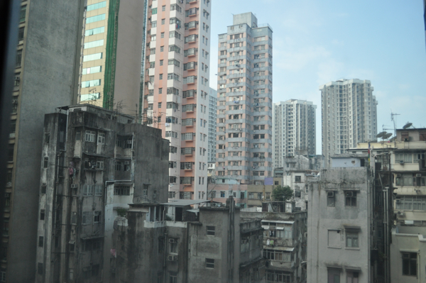 Вид из окна отеля Casa в Гонконге