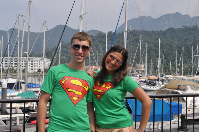 Мы в футболках супермена