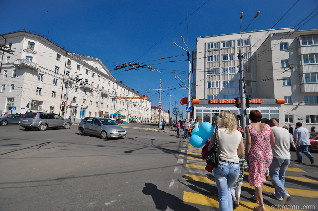 Широкие улицы в Витебске
