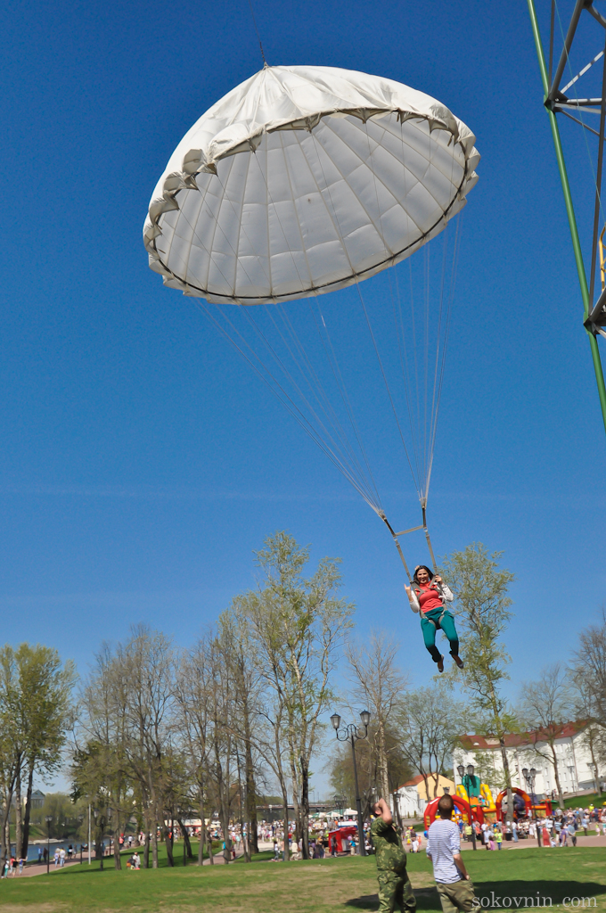 Аттракцион прыжок с парашютом в Витебске