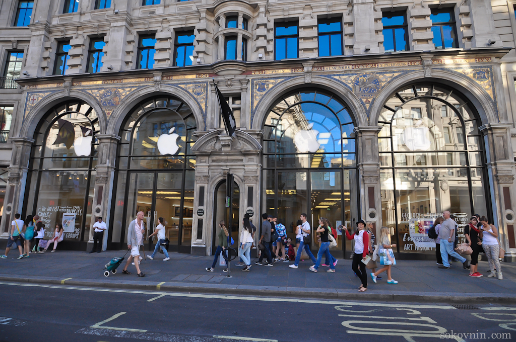 Официальный магазин Apple в Лондоне