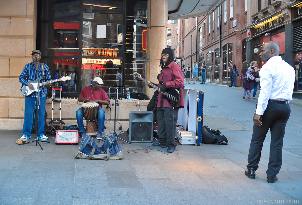 Уличные музыканты в Лондоне