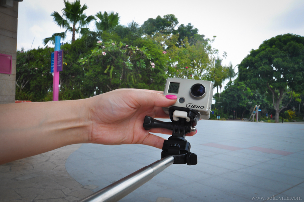 Вика снимает на GoPro