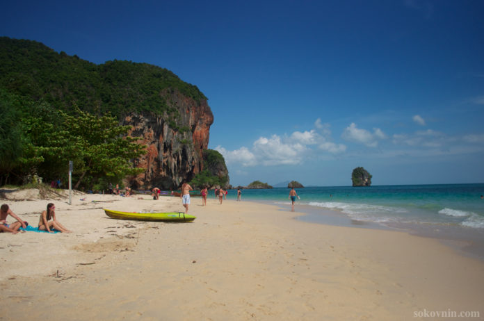 Путешествие на Краби, пляж Рэйли